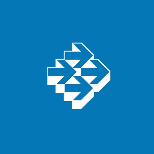 A logo composed of arrows