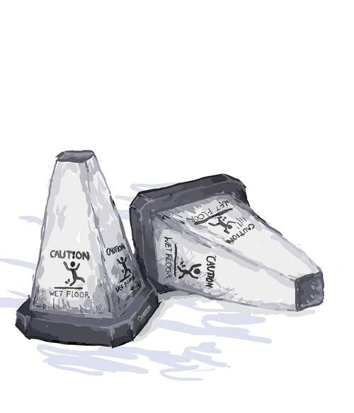 Some cones.