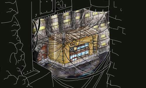 rework of an old environmental art concept I once drew up.